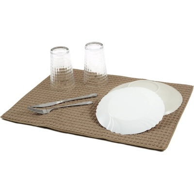 Perfect Home 46831 Odkapávací podložka na nádobí 51x38 cm, hnědá – Sleviste.cz