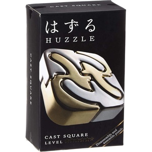 Hanayama Метален логически пъзел Hanayama - Cast Puzzle Square Huzzle (515092)