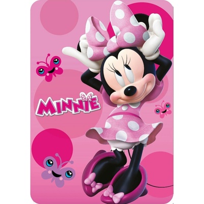 Faro Dětská fleecová deka Polar MINNIE růžová