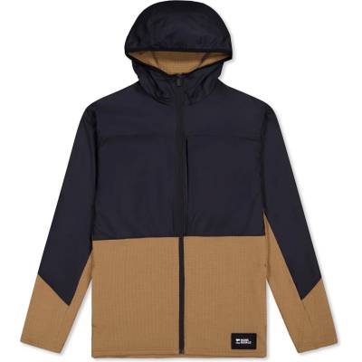 Mons Royale Мъжко вълнено яке Mons royale Offgrid Merino Fleece Wind Jacket Windproof jacket - Black / Toffee (005-6560-0211)