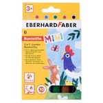 Eberhard Faber Цветни моливи 3 в 1 Minimaxi 6 цвята