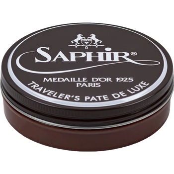 Saphir Wax Polish Medaille d'Or Traveler's Pate de Luxe (75 ml) - Light Brown Восък за обувки Кожени обувки