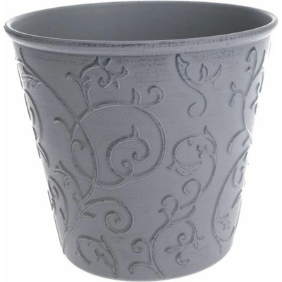 Casa de Engel Кcover за саксия - Еко пластмаса, сив флорален, 0/48 Casa de Engel | Lilav | Home | UNI