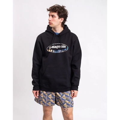Patagonia M's '95 Oval Logo Uprisal Hoody Black