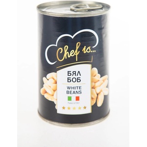 CHEF IS Бял боб консерва 400 г