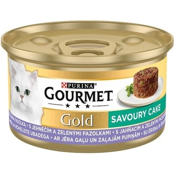 Gourmet Gold Savoury Cake s jehněčím & fazolkami 85 g