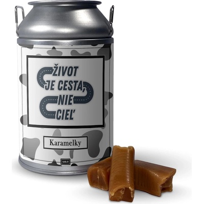 Sablio Karamelky v plechovej dóze Život je cesta, nie cieľ 250 g