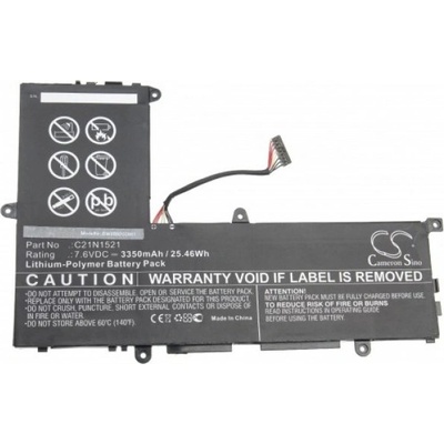 VHBW Батерия за Asus VivoBook E200HA / L200HA, C21N1521, 3350 mAh (888200861)