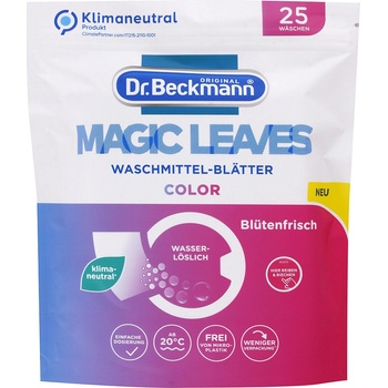 Dr. Beckmann Magic Leaves prací prostředek v listech na barevné prádlo 25 PD