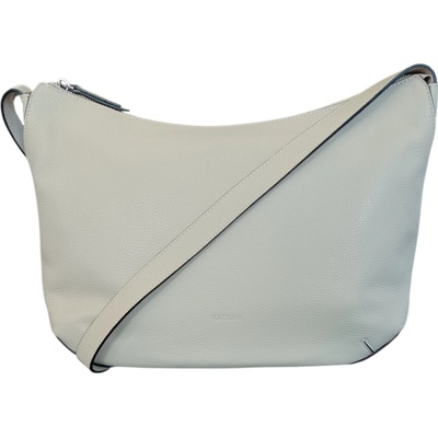 Katana větší kožená dámská crossbody béžová 69496-05 BÉŽOVÁ