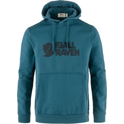 Fjällräven Fjällräven Logo Hoodie M Deep Sea