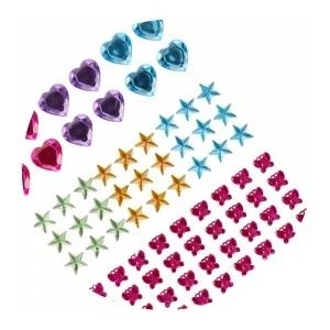 Craft with fun Self-adhesive crystals 120pcs