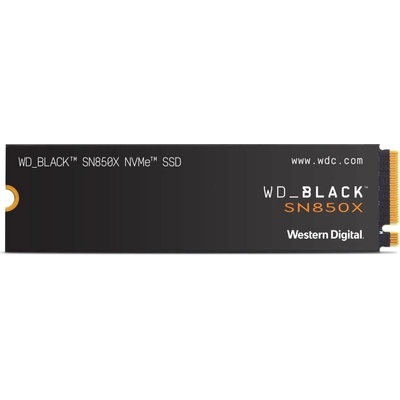 SSD диск Western Digital 1TB SN850X Black, PCIe Gen 4 x4, 7300/6300 MB/s - WDS100T2X0E (WDS100T2X0E)