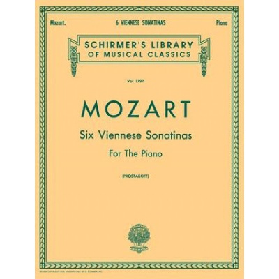 6 Viennese Sonatinas for the Piano: Schirmer Library of Classics Volume 1797