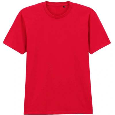 Gildan Unisex Tričko SOFTSTYLE střední gramáže Adult No Label Enzyme Wash T-Shirt červená