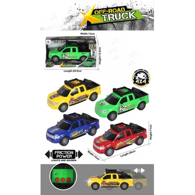 MAC TOYS Auto so zvukom a svetlom červené
