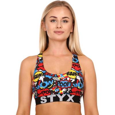 Styx Дамски спортен бюстгалтер Styx sport art poof Styx | Mnogotsveten | ЖЕНИ | L