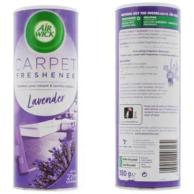 Air Wick Carpet Freshener Lavender Levandule vůně do koberců 350 g