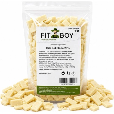 Fitboy Bílá 29% 0,5 kg