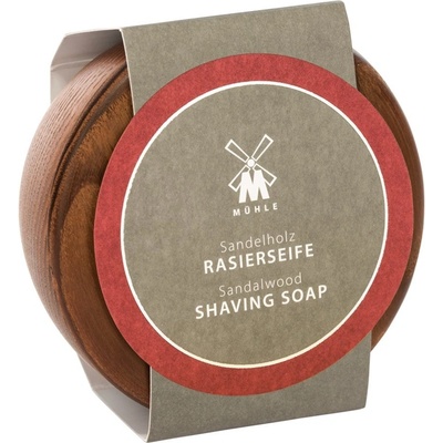 Mühle Mydlo na holenie Mühle Sandalwood v drevenej miske 65 g