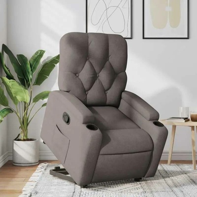 vidaXL 11461.3204718 Zvedací polohovací taupe textil