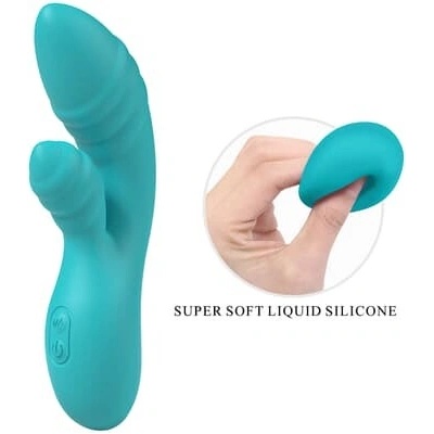 Party Up silikónový vibrátor typ králik nabíjateľný USB Dalida