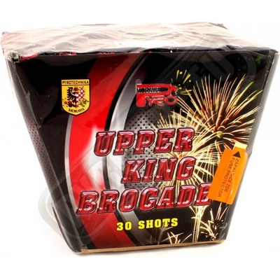 PyroMoravia Ohňostroj UPPER KING BROCADE baterie 30 ran V BS020