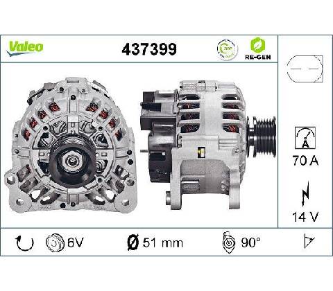 Generátor VALEO 437399