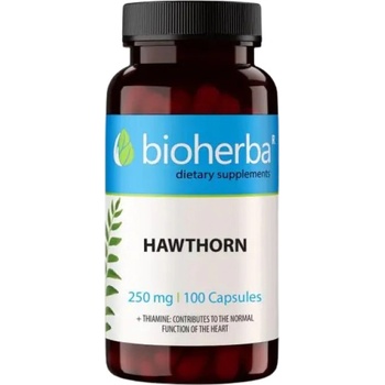 Bioherba Hawthorn Flower & Leaf 250 mg [100 капсули]