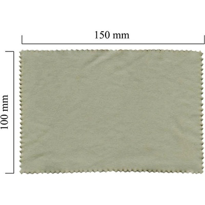 Blick-Punkt Handričku na okuliare z mikrovlákna jednofarebný - sivý 100x150