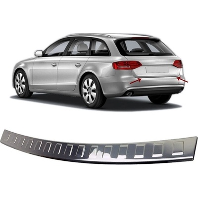 Nerez kryt zadného nárazníka leštěný Audi A4 kombi vr. Allroad B8 2008-2016