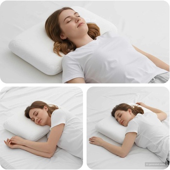 vidaXL Възглавница за спане Едноцветен 60 x 40 x 10 см (42020217)