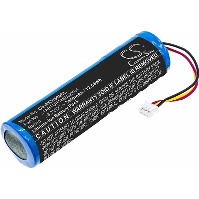 Baterie pro Akai 5000 Solo, Ewi 5000, 3400mAh, Li-Ion, 3.7V, 1ABTUR18650ZY01, HQ