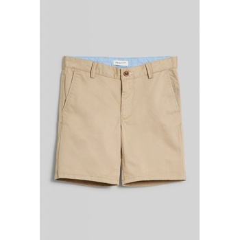 Gant Regular chinoshorts hnědá