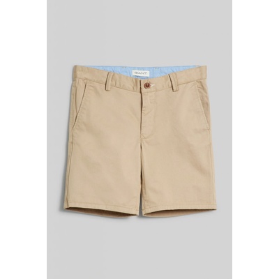 Gant Regular chinoshorts hnědá