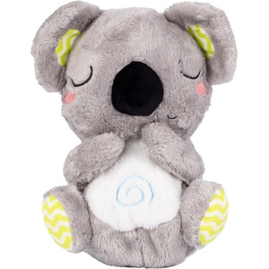 Chipolino Дишаща плюшена играчка Chipolino - С музика и светлина, светлосива коала с лимонени шарки (PILD02504OTG)