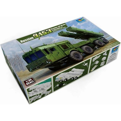 Trumpeter 9A53 Uragan-1M MLRS Tornado-s. 1:35