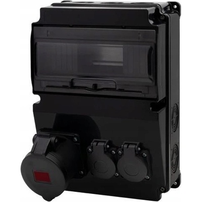 Rozvaděč F-Elektro 32 A IP65 10 modulů, černý