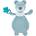 BabyJem Мека играчка с чесалка BabyJem - Green (680)