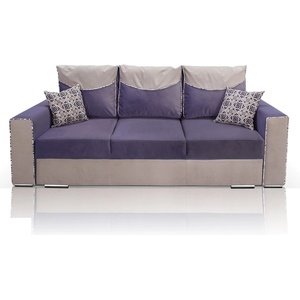 Bogdan Furniture I Разтегателно канапе Мебели Богдан Mod , Finikia, 225/102/83, лилав