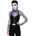 KILLSTAR Дамско горнище (корсет) KILLSTAR - Cadaver Zip Top - ЧЕРНО - KSRA002132