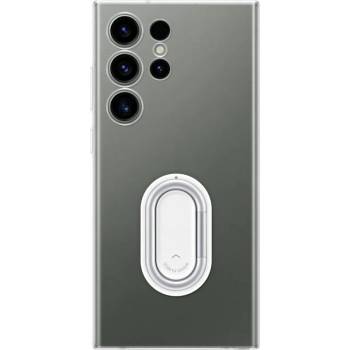 Image 1 of Samsung Clear Gadget Cover EF-XS918CT оригинален поликарбонатов кейс с поставка за Samsung Galaxy S23 Ultra (прозрачен)