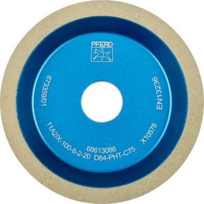 Pferd Diamantový brusný kotouč 11A2 100 x 8 x 2 x 20 mm 4007220261965