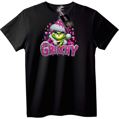 NOONEBRAND Тениска Glam Grinch - XS, Black