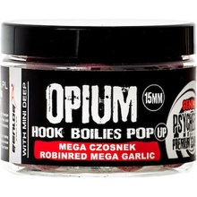 GENLOG OPIUM HOOK boilies Pop Up 150ml 15 mm Robin red-Garlic