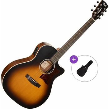 Cort GA1E Basic SET Open Pore Sunburst Електро-акустична китара Джъмбо