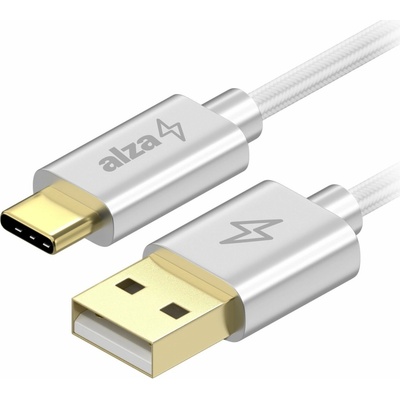 AlzaPower APW-CBTC2020S AluCore Charge 2.0 USB-C, 2m, bílý