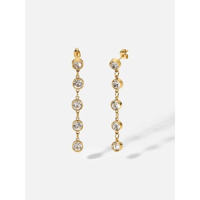 Ornamenti pozlacené Zirconia Chain gold ORT300035