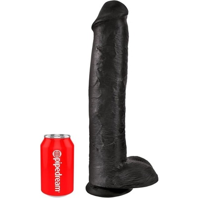 King Cock Gigantické XXL dildo s prísavkou 38 cm