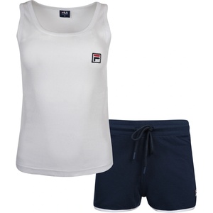 Fila Set tank in jersey short pants in french terry m